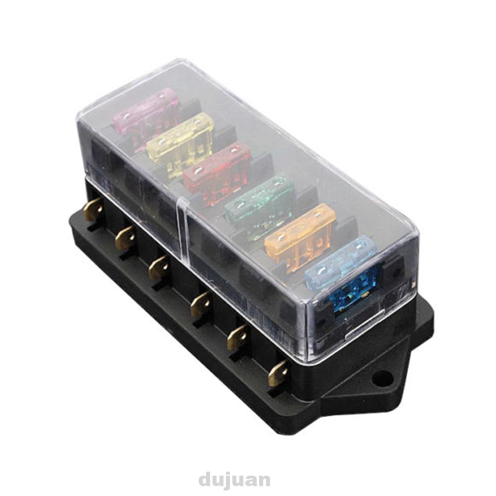 6 Pcs Anti Lost Auto Practical Inserting Easy Apply Fuse Case - dujuan ...