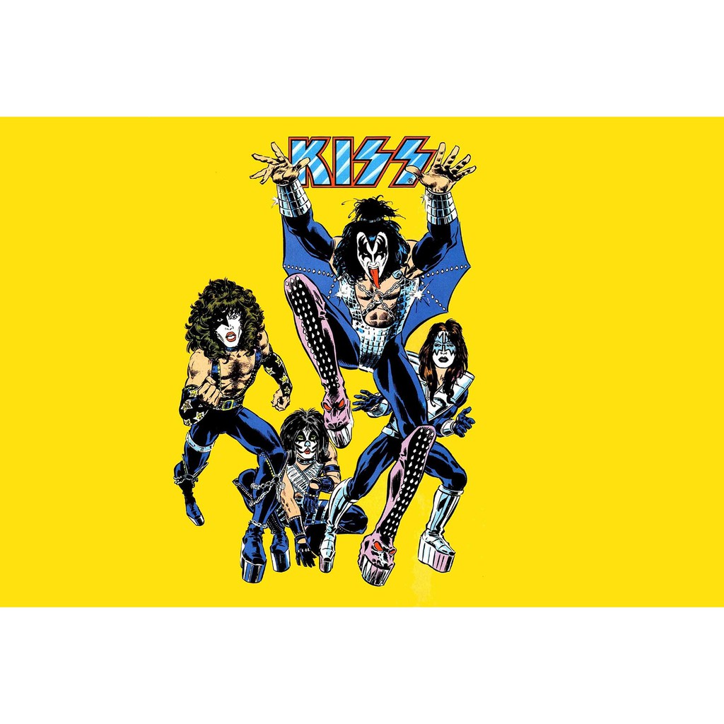 โปสเตอร์ วงKiss Band วงคิส Rock Poster รูปภาพติดห้อง ตกแต่งผนัง โปสเตอร์วงดนตรี โปสเตอร์ติดผนัง โปสเ