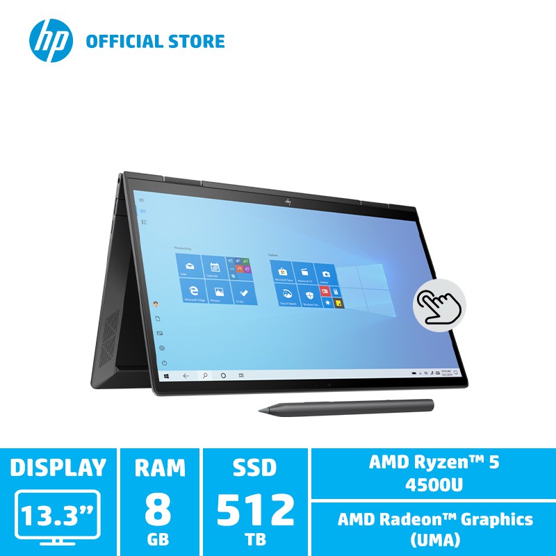 View Hp Envy X360 Convertible 13-Ay0001Au Notebook/Ryzen5-4500U/8Gb/512Gb Ssd/Uma Gif