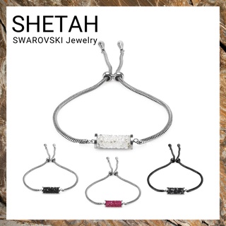 SHETAH สร้อยข้อมือ Swarovski Crystal รุ่น Scale Jewelry Bracelet - Size M