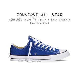 รองเท้า CONVERSE Chuck Taylor All Star Classic Low Top Blue 🐲👹 สินค้าพร้อมกล่อง รองเท้าสีน้ำเงิน