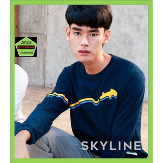 Rudedog เสื้อแขนยาว ชาย หญิง รุ่น Skyline สีกรม