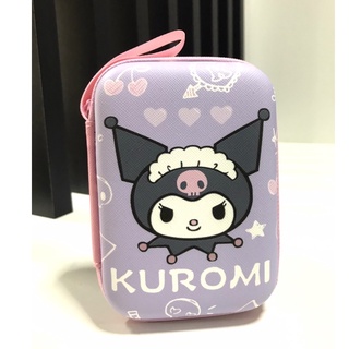 KUROMI PP กล่องใส่ PWB , HDD , หูฟัง , เอนกประสงค์, Size L ลาย KUROMI PP งานดี evaกันกระแทก ขนาด13.5x9.5x3.5cm     8118