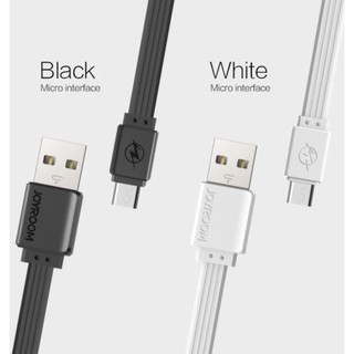 Joyroom S115 2.4A 1M Noodle Micro USB Sync Data Cable for Samsung Galaxy S6 S6 Edge S6 (Black)