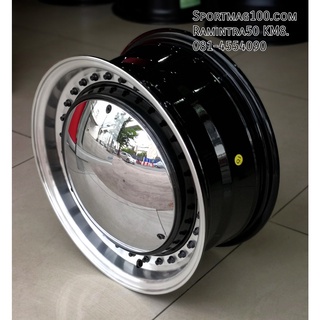 ล้อแม็กวินเทจ Rew 4รู100/114 และ 5รู100/114 กว้าง6.5 ขอบ15นิ้ว(ราคา 4วง)