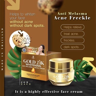 Gold24K Whitening Anti-Melasma Facial Cream