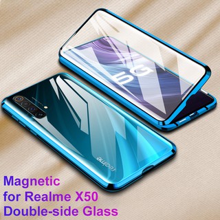 Realme C25Y C21Y C21 C25s Realme 8/7 7i/C17 C15/C12 X50 Pro (5G) X3 Super Zoom เคสมือถือกระจกนิรภัยสําหรับ