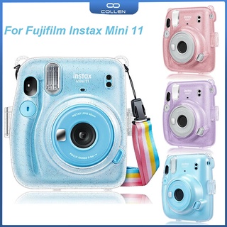 เคสใสสำหรับกล้องสำหรับ Fujifilm Instax Mini 11 PC ฝาครอบป้องกัน Fujifilm อุปกรณ์เสริมสำหรับกล้องทันที