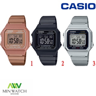 นาฬิกาผู้ชาย Casio รุ่น B650WC Casio  นาฬิกาข้อมือ B650WC-5A สีพิงค์โกลด์ B650WB-1A,B650WD-1A ใหม่ ประกันศูนย์ CASIO1 ปี