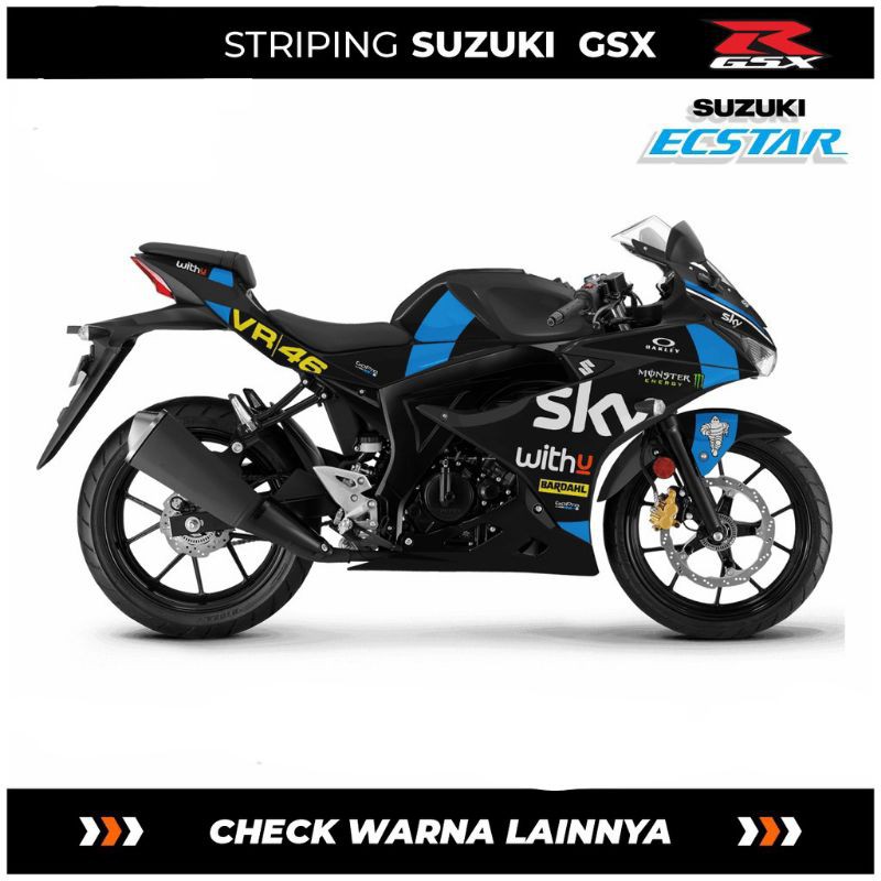 SUZUKI GSX R 150 LISSBODY สติกเกอร์แถบ / Suzuki Gsx รถจักรยานยนต์ Variation Decal สติกเกอร์ / GSX 15
