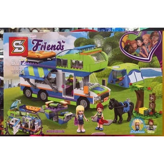 ชุดตัวต่อ SY 1034 Friends Mias Camper Van จำนวน 536+ ชิ้น (y/2)