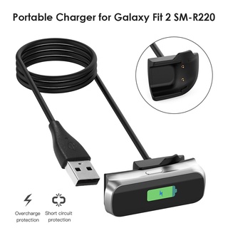 สำหรับ SAMSUNG Galaxy Fit2 SM R220 USB 100 ซม. สายชาร์จสายชาร์จอุปกรณ์สมาร์ทสร้อยข้อมือนาฬิกาสายรัดข้อมือสายชาร์จ