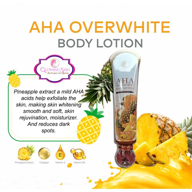 AHA Over White Whitening Body Lotion