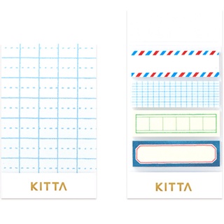 KITTA Basic Frame (KIT005) / Washi tape แบบแผ่นพร้อมใช้งาน ลายกรอบตัวอักษร แบรนด์ KITTA จากประเทศญี่ปุ่น