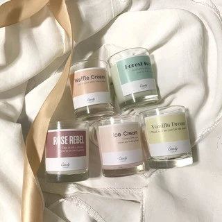 (❤️TZ7Z5G ลดทันที 40.-)เทียนหอม กลิ่นไอศครีม - Soy Candle ice-cream เทียนหอมอโรม่า เทียนหอมไขถั่วเหลือง ของขวัญ