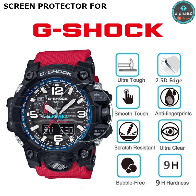Casio G-Shock GWG-1000RD-4A Mud-Master Series 9H นาฬิกาป้องกันหน้าจอ GWG-1000 กระจกนิรภัย Scratch Re
