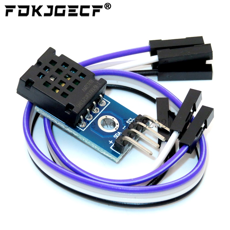 DHT12 AM2320 อุณหภูมิและความชื้นแบบดิจิตอลโมดูลเซ็นเซอร์เดี่ยวรถบัส I2C เปลี่ยน AM2302