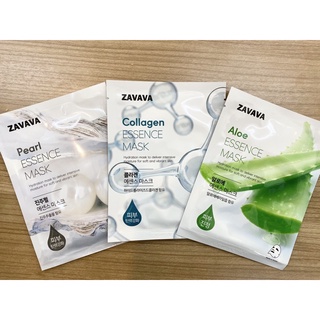 Zavava Essence Mask มาส์คหน้าเกาหลี แผ่นมาส์กหน้าเกาหลี แท้💯/ 1 แผ่น