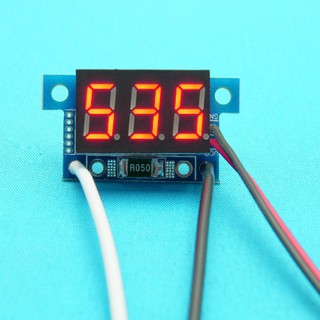 [🚚ส่งไว] 0.36 inch Mini LED 3-Digital Direct Ammeter AMP Current DC Meter Panel