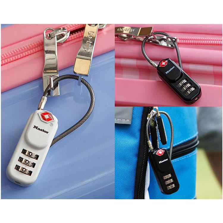 Master lock ล็อคกระเป๋าเดินทางรหัสผ่าน 2 สี
