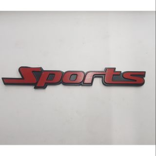 Logo sports งาน aluminum