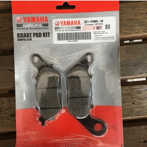 ผ้าเบรคหน้าสําหรับ Yamaha Xeon, Mio J, Vega R, Jupiter Z Z1, Soul GT, XRide, Fino, R15 V2 V3 V4, Xab