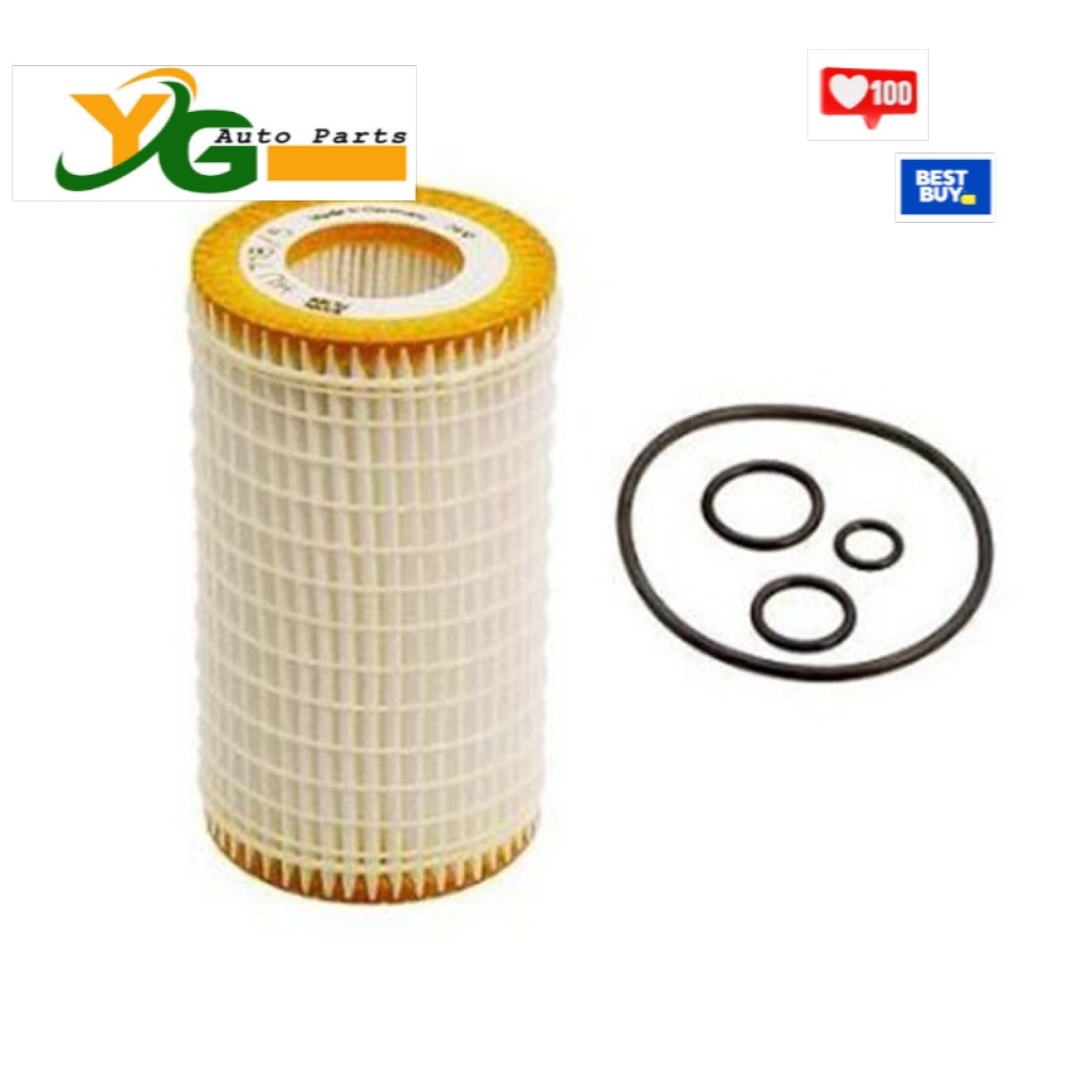 กรองน้ํามันเครื่อง mercedes m112 / m272 v6 เครื่องยนต์ w210 w211 w220 0001802609