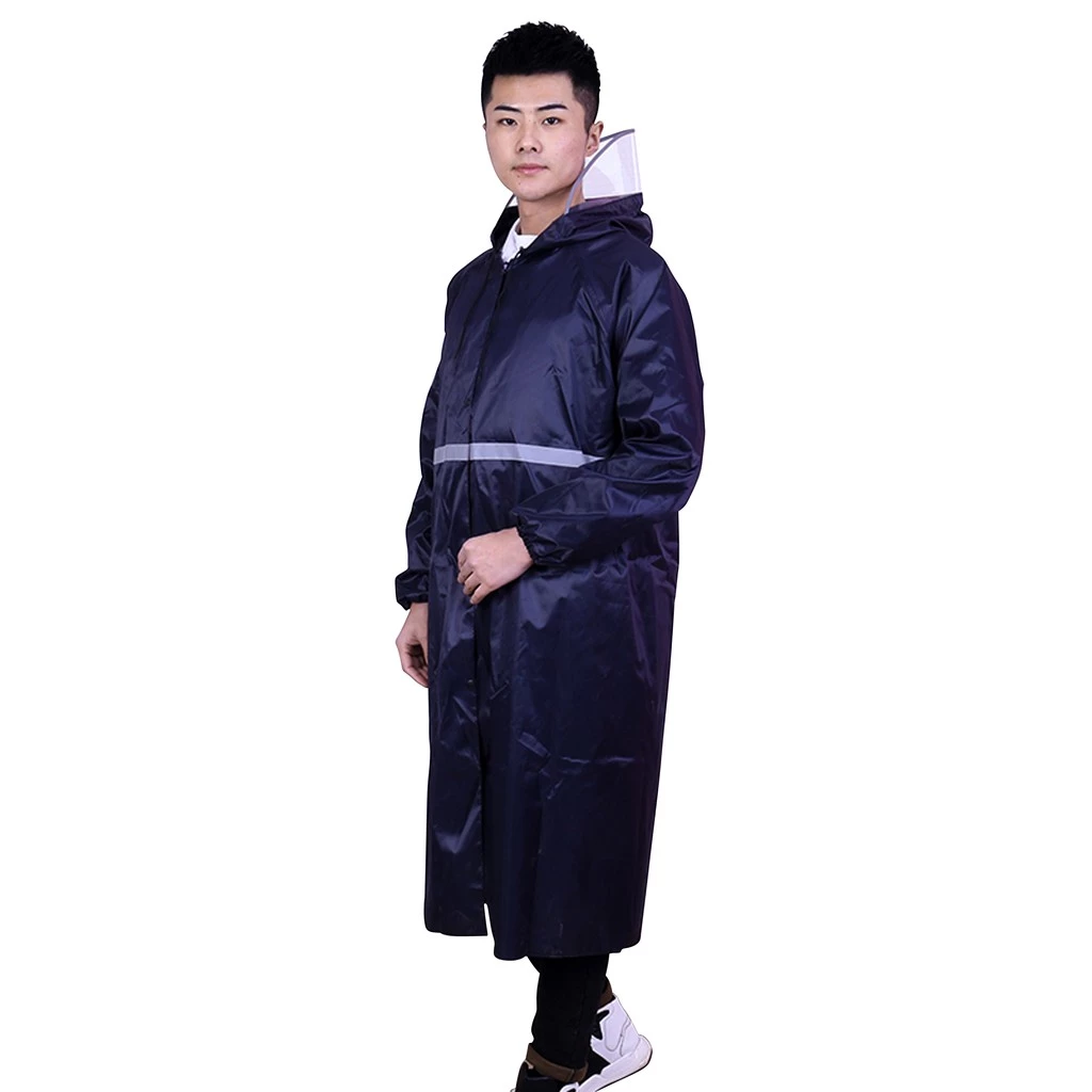 ชุดเสื้อโค้ทกันฝนมีแถบสะท้อนแสงแบบมีหมวก thumbnail 4
