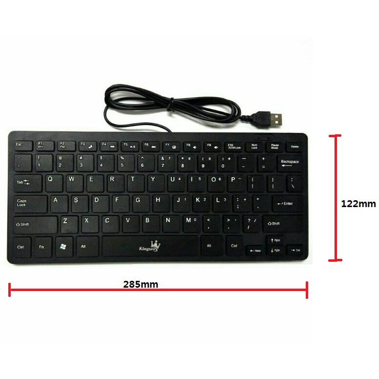 Kingses Mini USB Keyboard (KTL-KB33)With Chocolate Block Free Standing ...