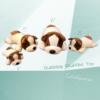 ตุ๊กตาหมาบูลด็อกท่าหมอบStuffed Bulldog (Laying Down)