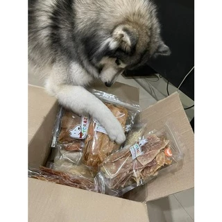 ไก่ยักษ์ สันในไก่อบแห้ง 400 กรัม เหมาะสำหรับสุนัขพันธุ์ใหญ่