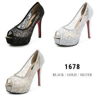 1678 : BLACK / GOLD / SILVER (GK883)