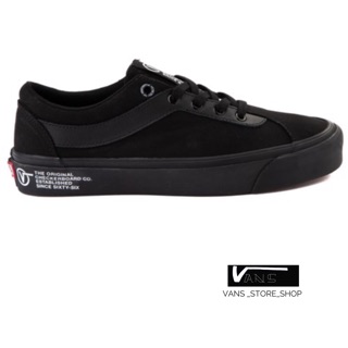 VANS BOLD NI DISTORT BLACK MONOCHROME SNEAKERS สินค้ามีประกันแท้