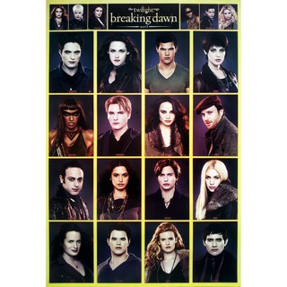 โปสเตอร์ หนัง แวมไพร์ ทไวไลท์ 4 เบรกกิ้งดอน ภาค 2 The Twilight Saga Breaking Dawn Part 2 (2012) POSTER 24”x35” Inch V2