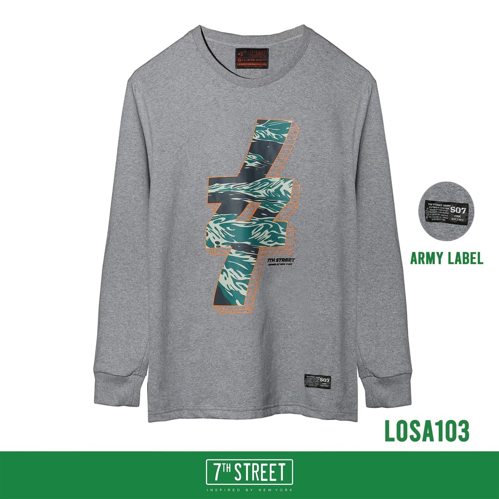 7th Street เสื้อยืดแขนยาว รุ่น Original 7th Army