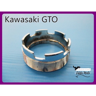 KAWASAKI GTO PIPE THREAD "CHROME"  // เกลียวท่อกลาง เกลียวกลางท่อ KAWASAKI GTO ชุบโครเมี่ยม