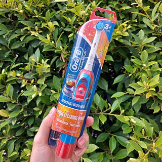 แปรงสีฟันไฟฟ้า สำหรับเด็ก Sparkle Fun Battery Power Toothbrush for Kids 3+years with AA Batteries Included (Oral-B®)