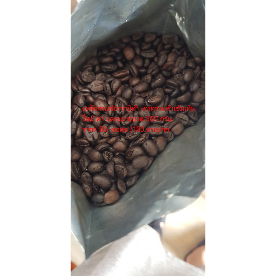 เมล็ด​กาแฟผสมเก่า 500 กรัม ** สินค้าหลุดล็อตการผลิต สุ่มส่ง**เหมาะสมตั้งโชว์ไม่ควรรับประทาน