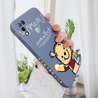 เคสซิลิโคนนิ่ม ลายการ์ตูนหมีพูห์ กันกระแทก สําหรับ Infinix Hot 11S NFC 12 Play 12i 9 Play