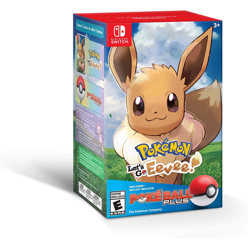 Pokemon: Let’s Go, Eevee! + Poke Ball Plus Pack (อีวุย)