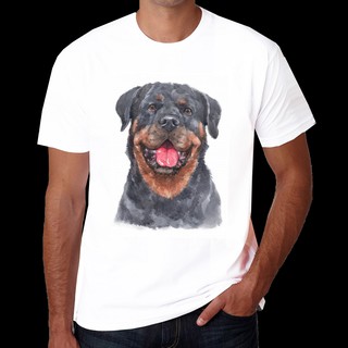 เสื้อลายหมา DRW004 rottweiler เสื้อยืด เสื้อยืดลายหมา เสื้อยืดสกรีนลายหมา