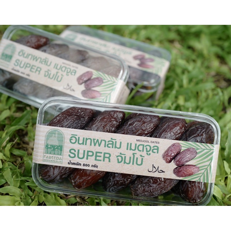 อินทผลัม เม็ดจูล ไซส์ Jumbo แบบกล่อง 500 กรัม