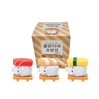 ตุ๊กตาฟิกเกอร์ซูชิ Molang Mystery Box ขนาดเล็ก ของเล่นสําหรับเด็ก