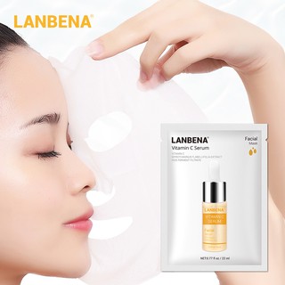 LANBENA มาส์กบำรุง ผิวหน้า Face Masks Vitamin C Serum Sheet Mask 1 ชิ้น