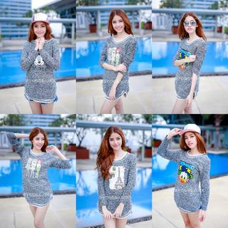 เสื้อไหมพรม สาวอวบ