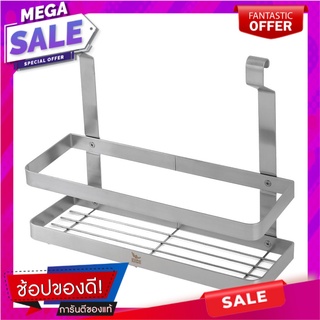 ชั้นแขวนสเตนเลสวางในครัว1ชั้น PANEL KECH ชั้นวางของในครัว STAINLESS STEEL HANGING SHELF KECH PANEL 1-TIER