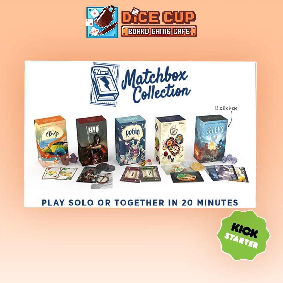 [ของแท้] The Matchbox Collection Kickstarter + Achievement Booster Pack Board Game