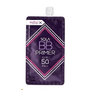 ( 3 ซอง) Sola BB Primer SPF 50 PA++ โซลา บีบี ไพร์เมอร์ 7ml