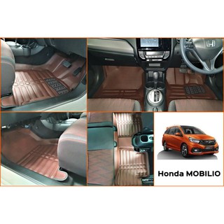 พรมรถยนต์ 6D ฮอนด้า โมบิลิโอ 7ที่นั่ง, Honda Mobilio 7Seat