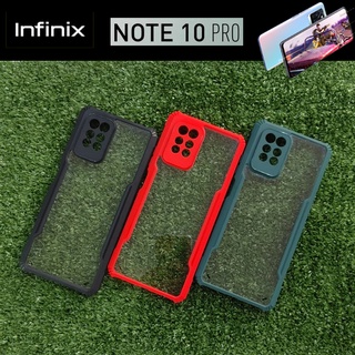 เคส  Ultra Hybrid ขอบยางกันกระแทก ฝาหลังใส สำหรับ Infinix Note 10 Pro